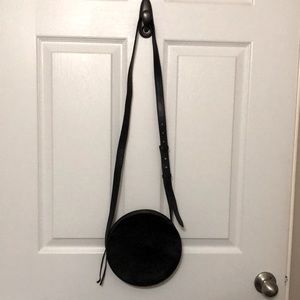 Madewell circle black crossbody bag